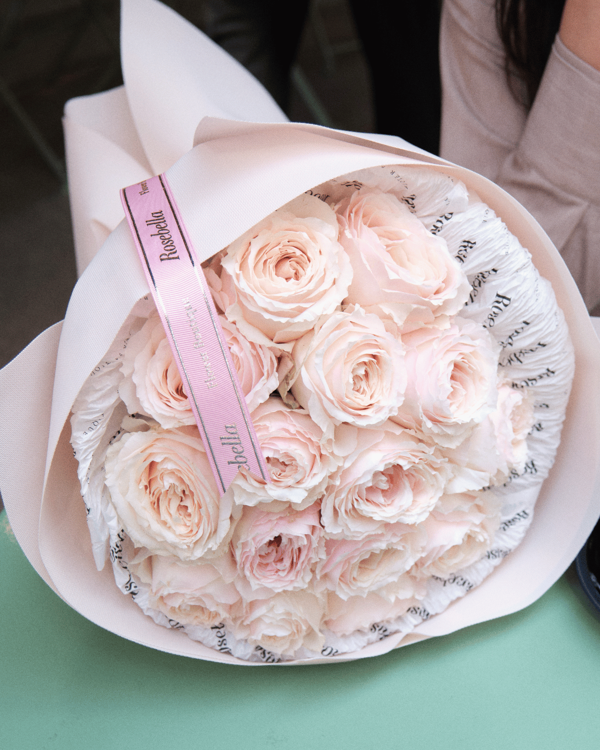 premium pembe gül buketi