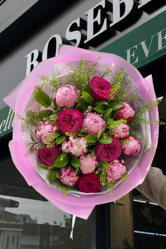 Mansfield Gül Şakayık Buketi