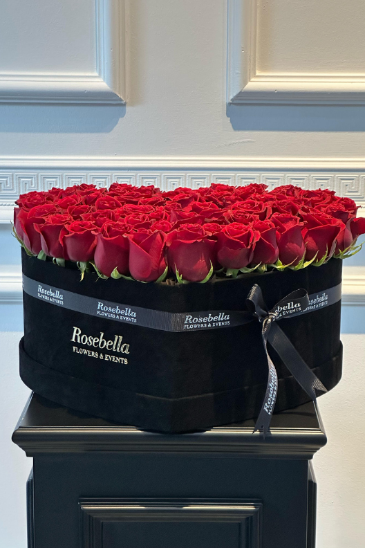 Kalpli Kutuda Kırmızı Güller