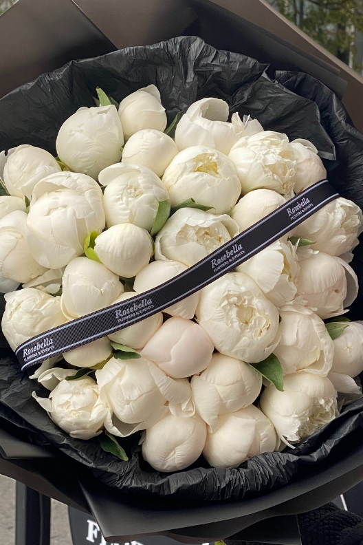 30 Beyaz Şakayık Buketi