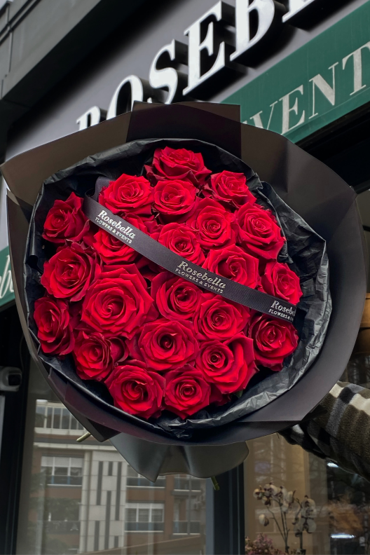 21 Kırmızı Gül Buketi