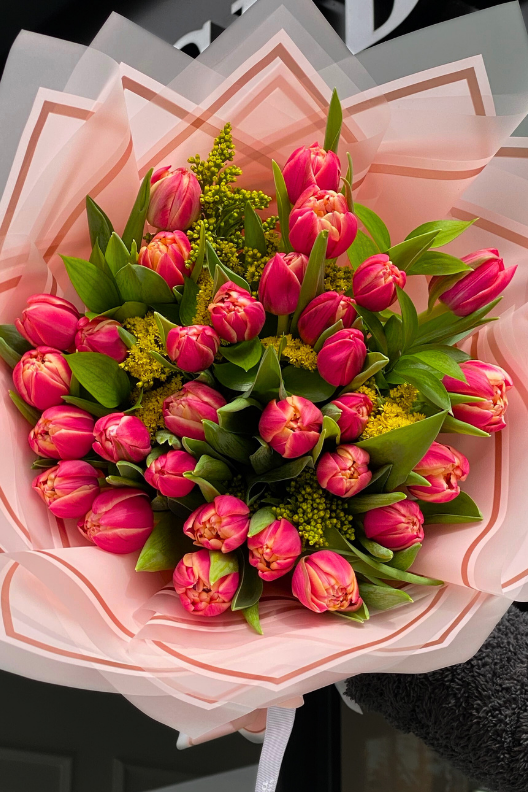 30 Pembe Lale Buketi