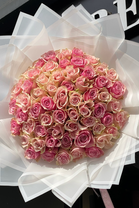 51 Pembe Gül Buketi