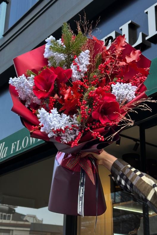 Amaryllis Ilex Buketi