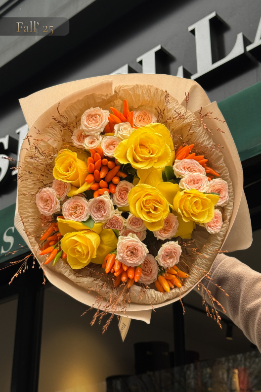 Amber Glow Sonbahar Buketi