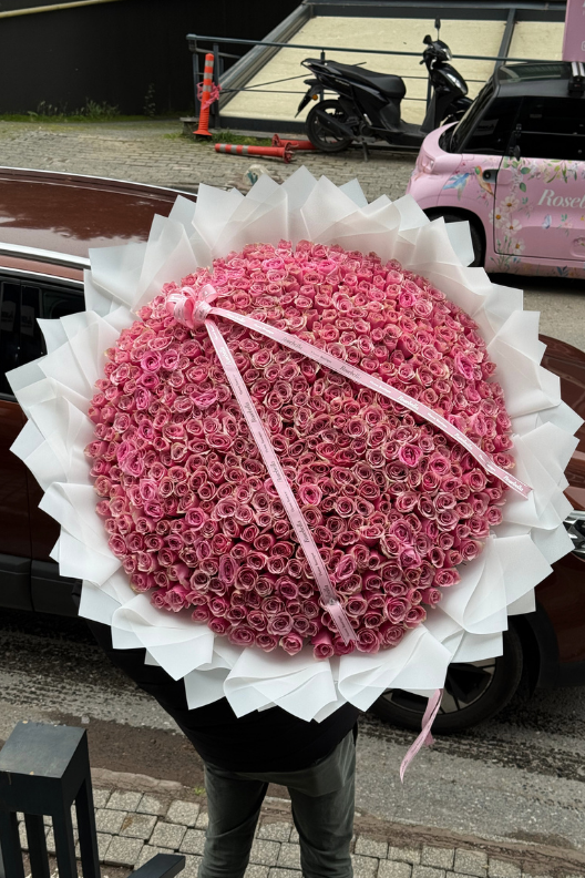 501 Gül Buketi – Pembe İhtişam Koleksiyonu