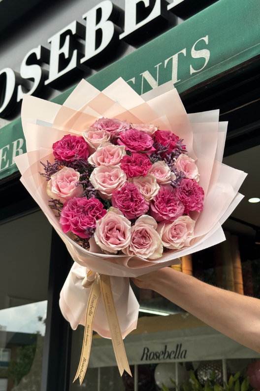 20'li Premium Pembe Gül Buketi