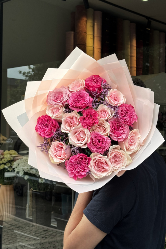 20'li Premium Pembe Gül Buketi